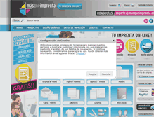 Tablet Screenshot of masqueimprenta.com